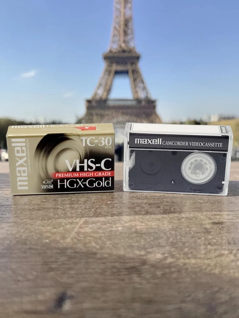 (Lot Of 2) Maxell HGX Gold TC-30 VHSC Premium High Grade Videotape Cassette Tape